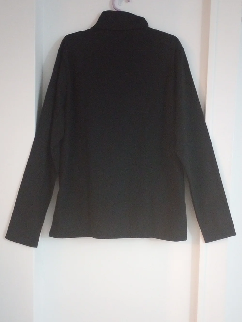 adidas Black Long Sleeve Full Zip Tricot Track Jacket Size Large